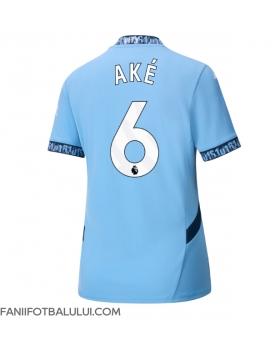Manchester City Nathan Ake #6 Tricou Fotbal Replică 2024-25 Femei Acasa